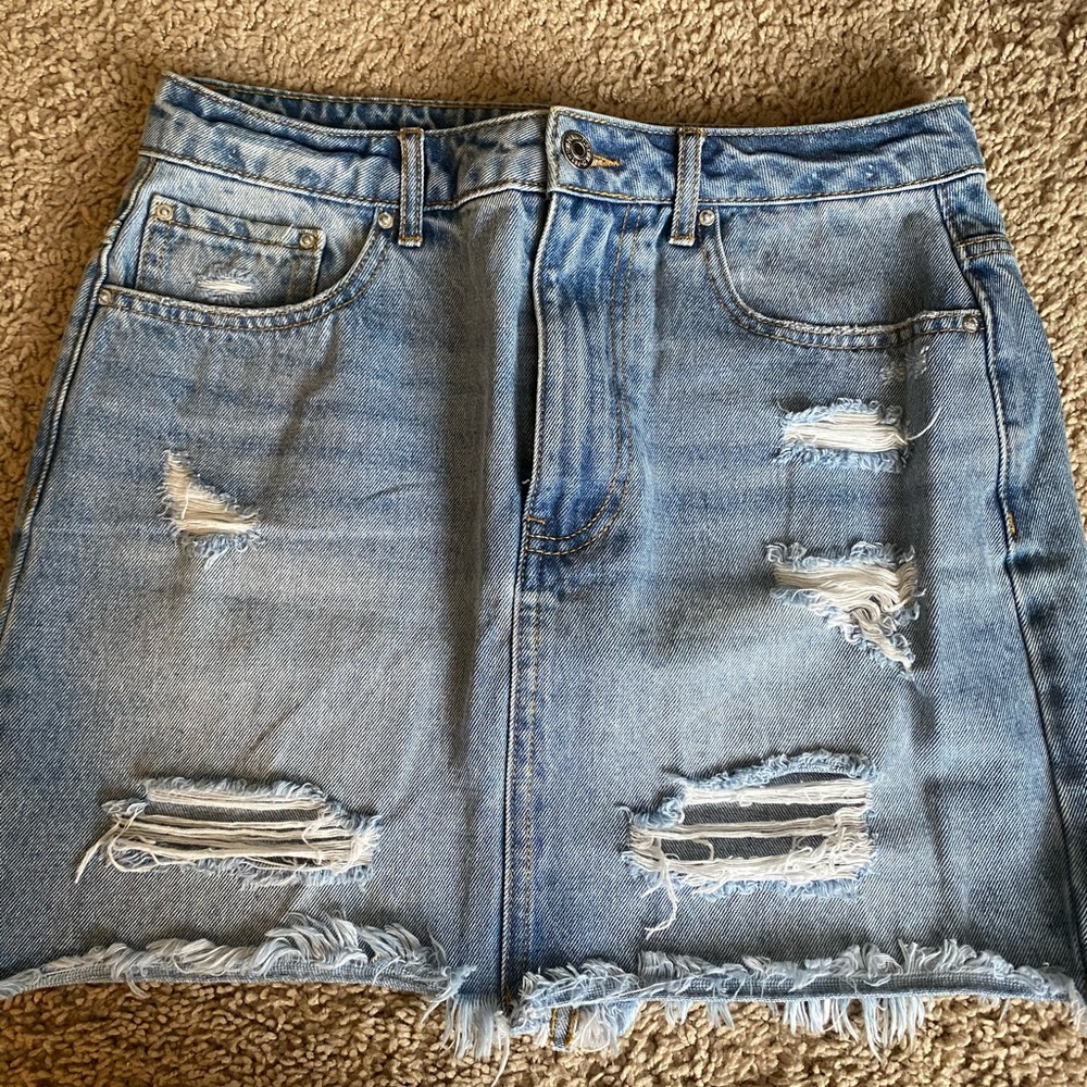 Forever 22 Denim Mini Skirt!
